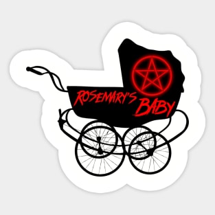 ROSEMARY'S BABY FAN ART Sticker